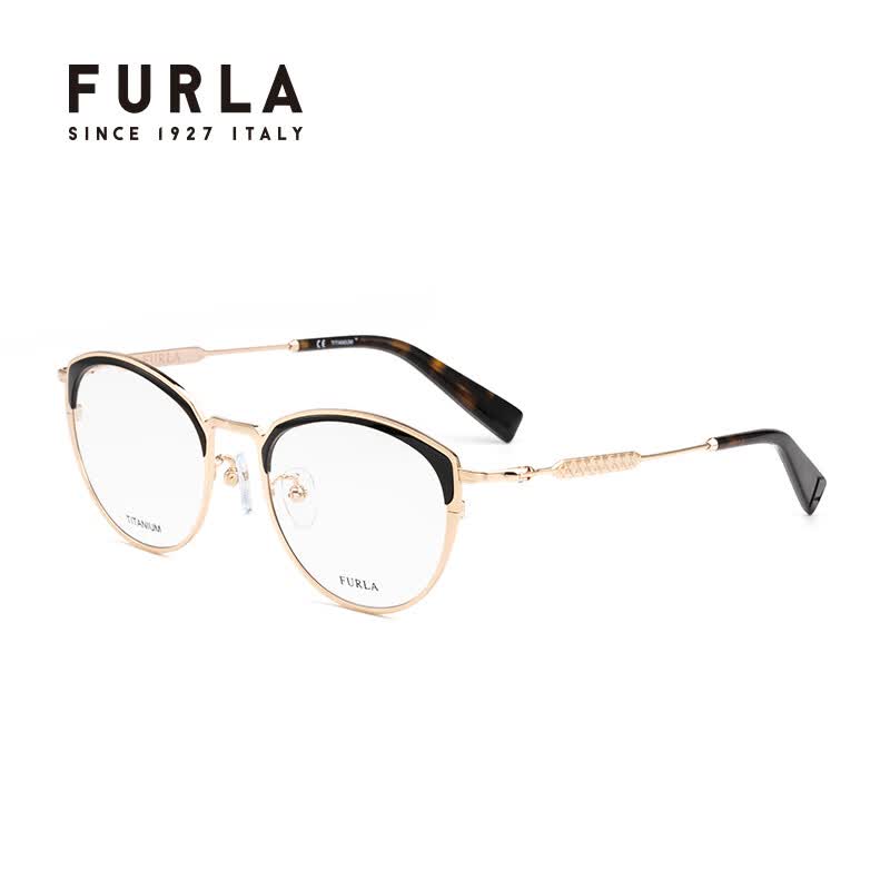 FURLA女全框钛近视眼镜框VFU370J 亮玫瑰金 51 高性价比高么？