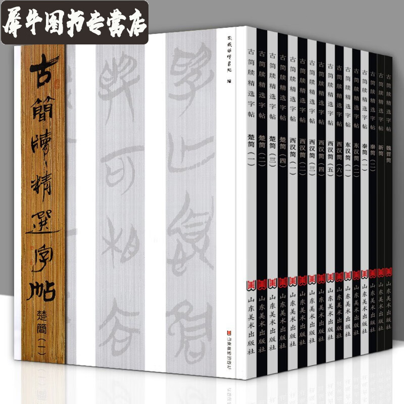 古简牍精选字帖全套（共16册）西汉简+东汉简+秦简+魏晋简新简 古代简牍碑帖字帖全集 山东美术出版社
