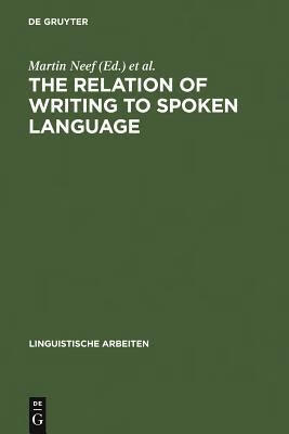 预订 the relation of writing to spoken language