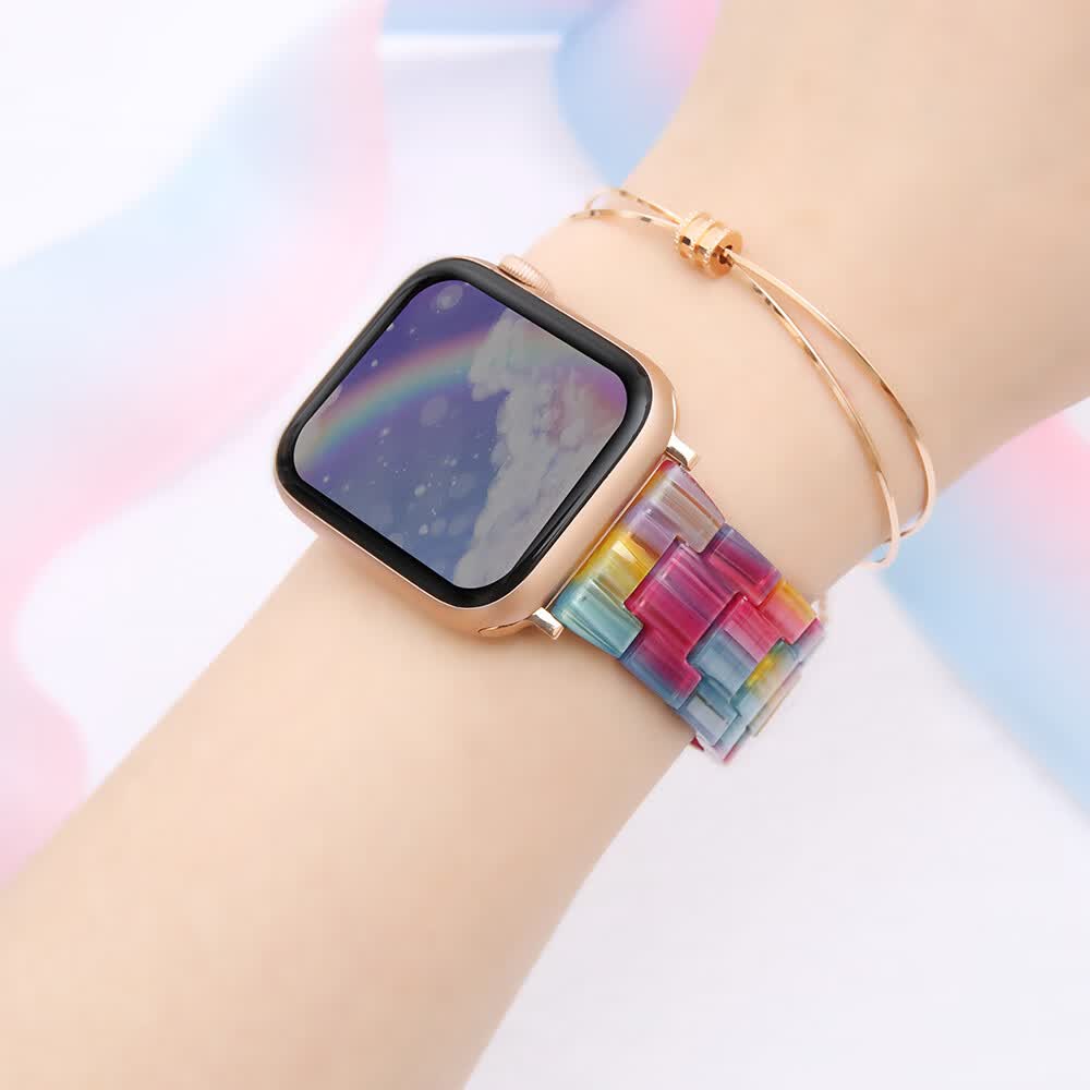 【官方品质】苹果(apple)原装彩虹表带适用苹果手表表带iwatch6表带se