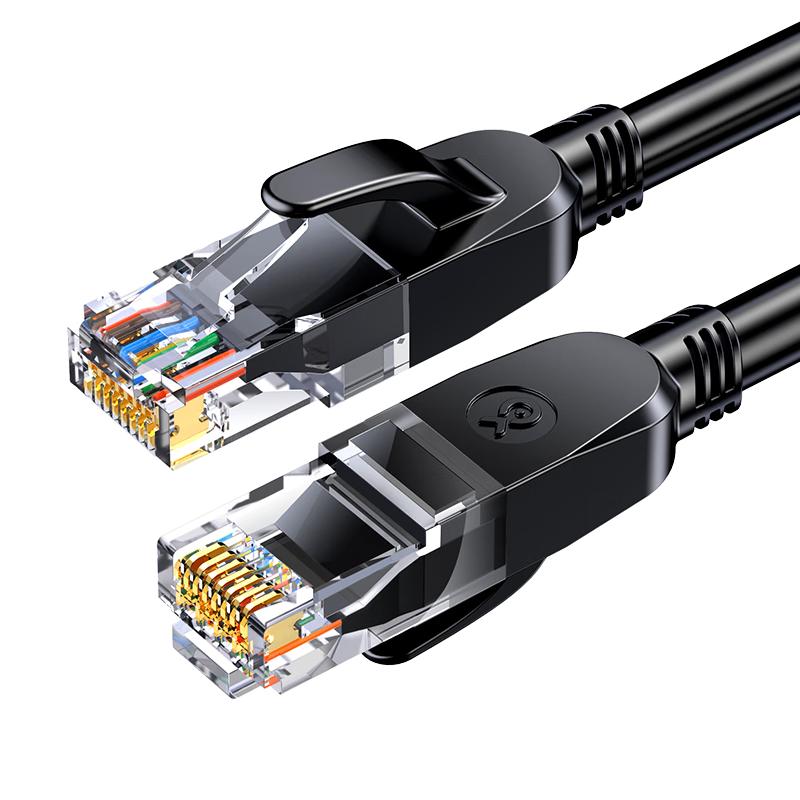 毕亚兹 六类网线 1.5米 千兆高速宽带线 CAT6类网络工程家用电脑路由器监控跳线 8芯双绞成品跳线 WX8