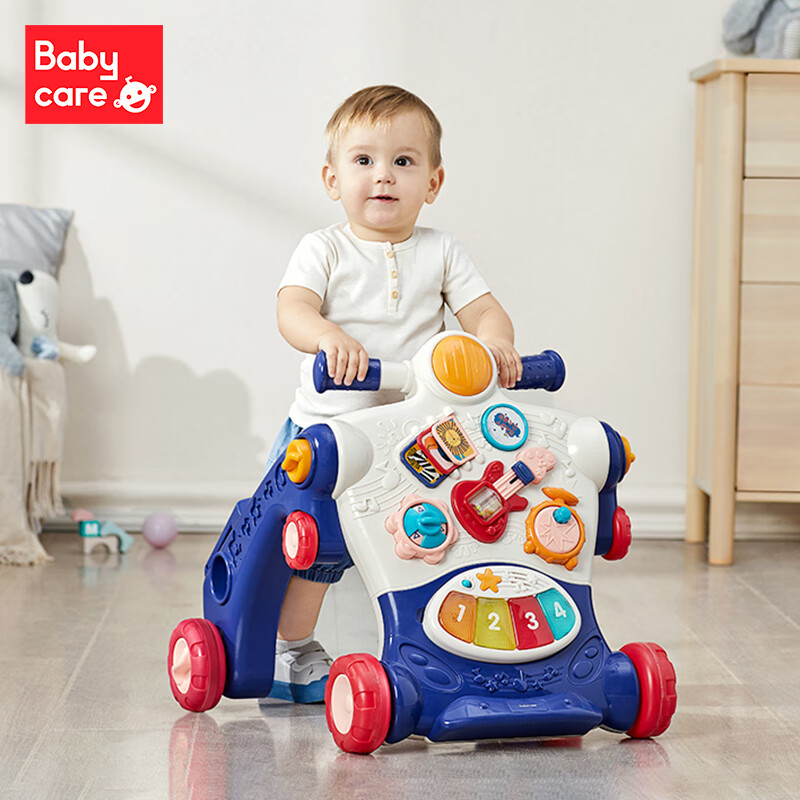 babycare可调速婴儿学步车 多功能防侧翻宝宝平衡车学步手推车-格里蓝属于什么档次？
