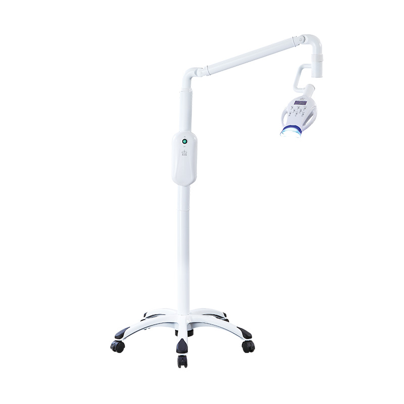 牙齿美白仪红蓝紫三色光落地式美白仪冷光美白去牙渍烟渍 乳白色