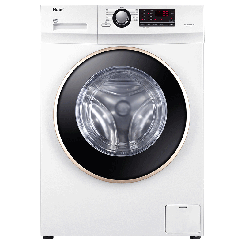 【旗舰店】海尔（Haier）全自动滚筒洗衣机 9/10公斤 烘干机洗烘一体 WiFi智能控 精选-10公斤白色 洗烘一体蒸汽除螨空气洗
