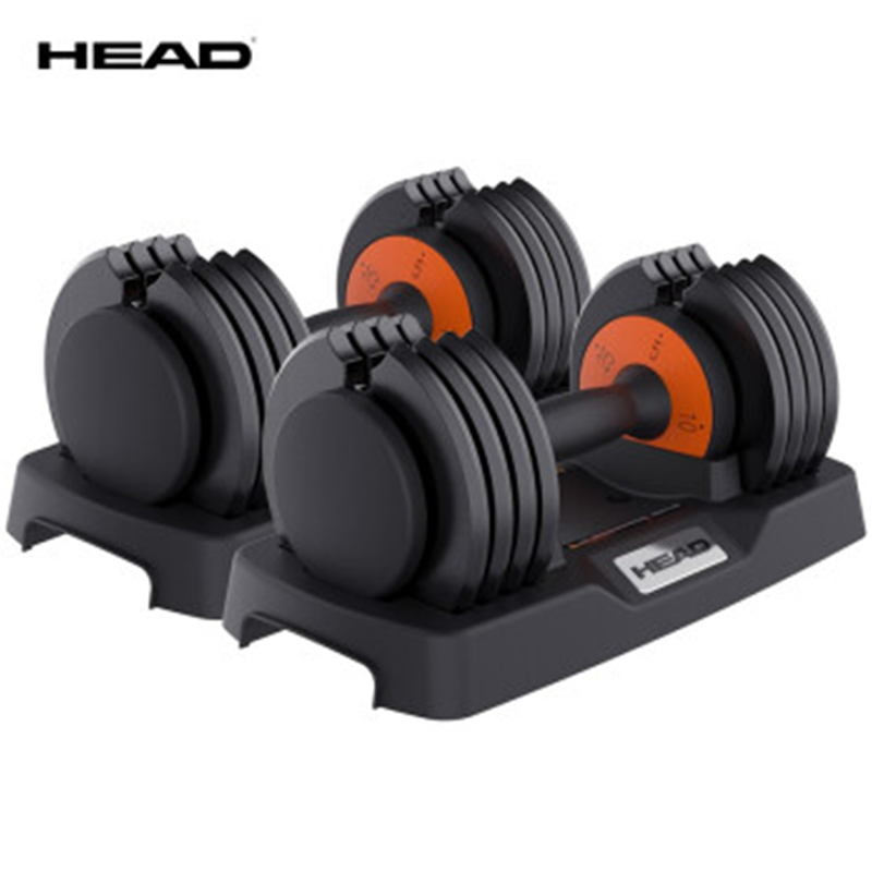 海德（HEAD）快调调节哑铃 NT328C-50磅/对发两只(22.6KG/对)
