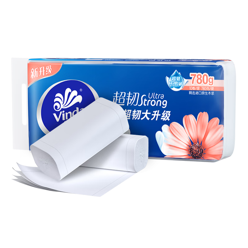 维达 无芯卷纸 四层加厚 1提10卷