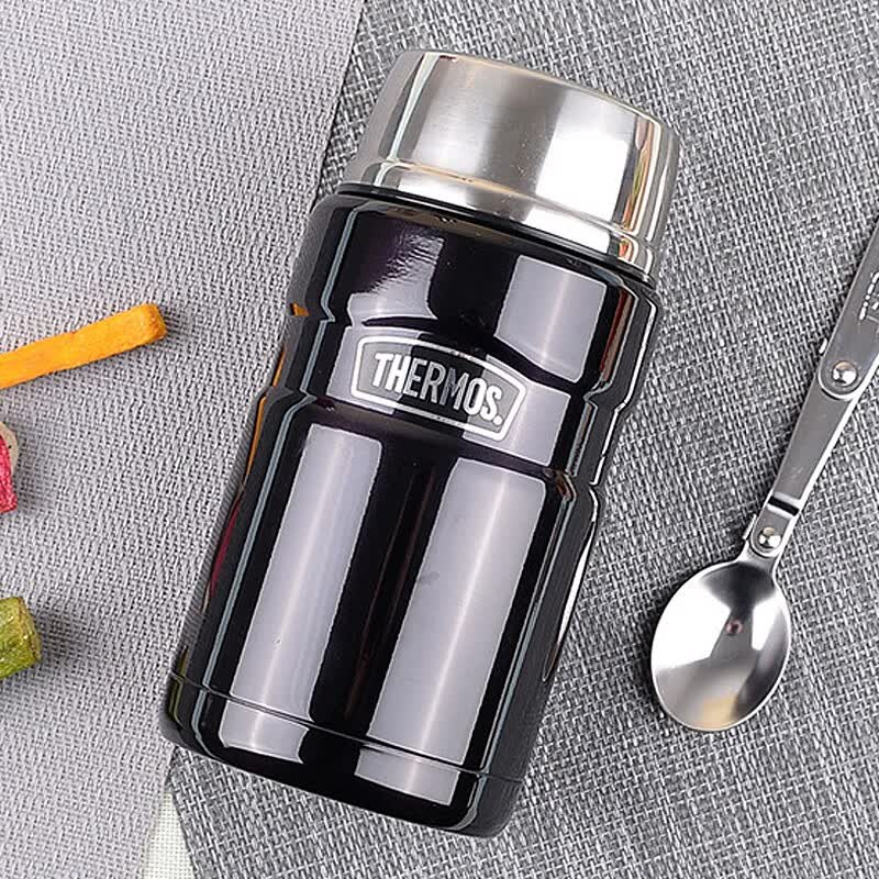 膳魔师（THERMOS）焖烧杯保温饭盒男女士真空保温杯闷烧壶罐 自带餐勺SK-3020 深蓝色 710ml怎么看?