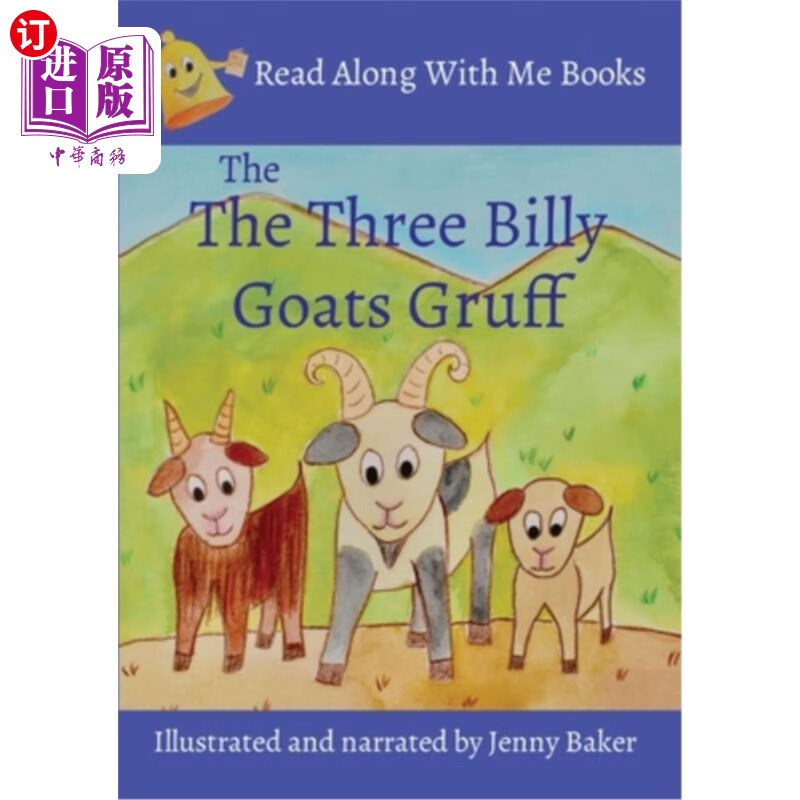 海外直订the three billy goats gruff: illustrated and narrated by