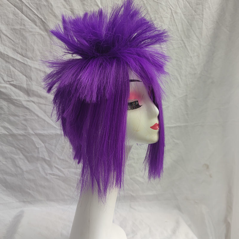 神孩子 抖音同款非主流整顶假发杀马特cos爆炸假发套直播彩色直发葬爱