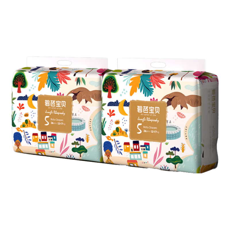 ���ڲ������̰ű���ֽ�����ֿ�����ϵ��Ӥ���ɳ��㱦���Ӵ����ʪ��͸�� ֽ���XL36Ƭ*2��(12-17kg) 86Ԫ