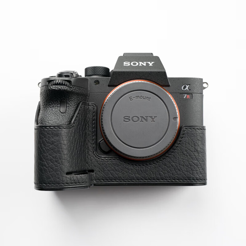 埠帝适用于索尼sonya7r4 a7r4皮套相机包皮保护套 金属底座牛皮肩带