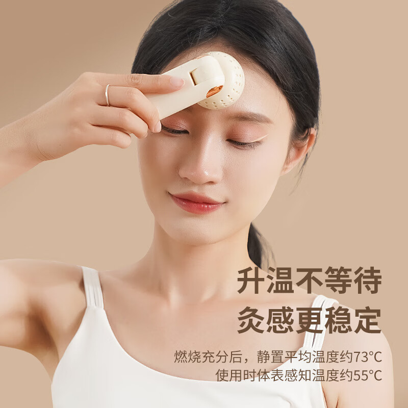 艾灸仪刮痧仪多功能砭石艾灸棒艾灸盒随身灸家用智能温灸熏蒸仪器 艾灸刮痧仪+28个艾柱+1瓶精油