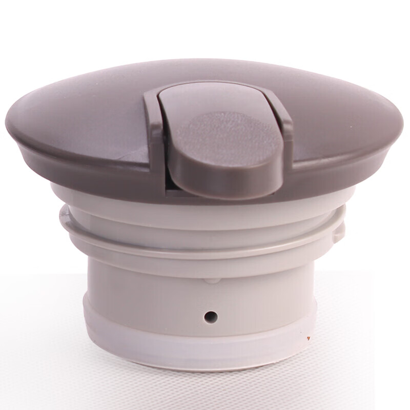 适用灵动不锈钢保温壶盖子-2/4热水壶杯盖通用配件 盖子(咖啡色)