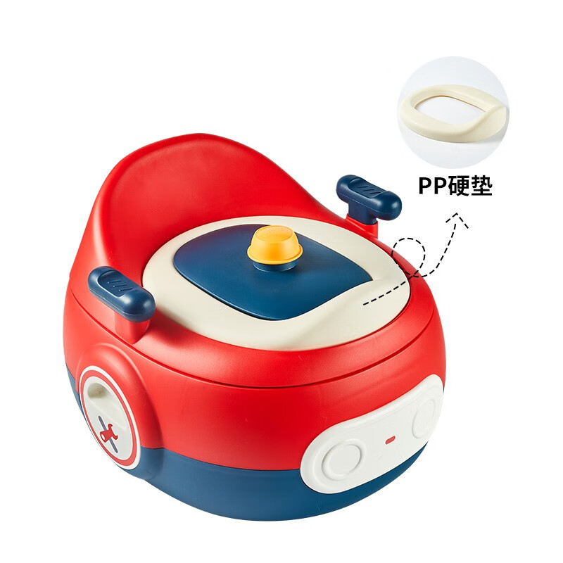 日康（rikang）儿童马桶 宝宝座便器婴儿便盆  新升级PP硬垫三合一功能  【红色】多功能PP硬垫款X2004-3 红色 【PP光滑垫】