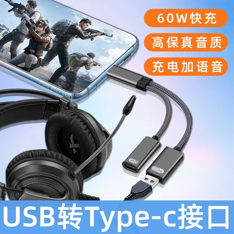 线之佳适用ipadpro平板西伯利亚耳机转接器mini6/air5转接头充电听歌