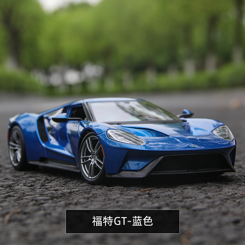 2022新款野马mustang车模 野马车模1:18福特野马模型gt跑车警车汽车