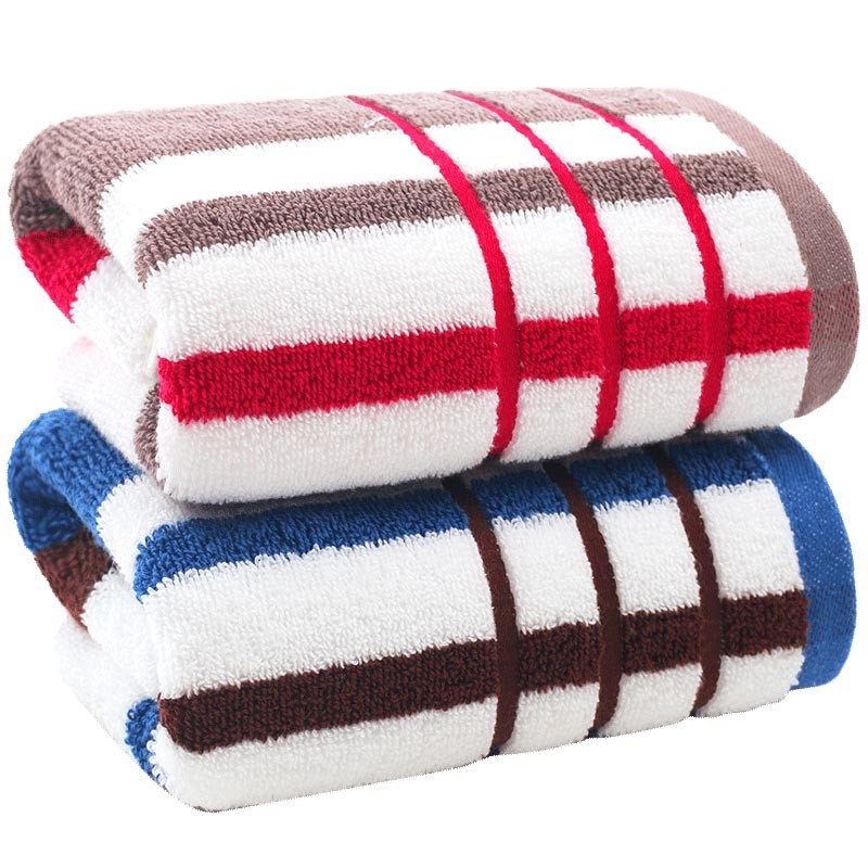 金号条纹纯棉毛巾