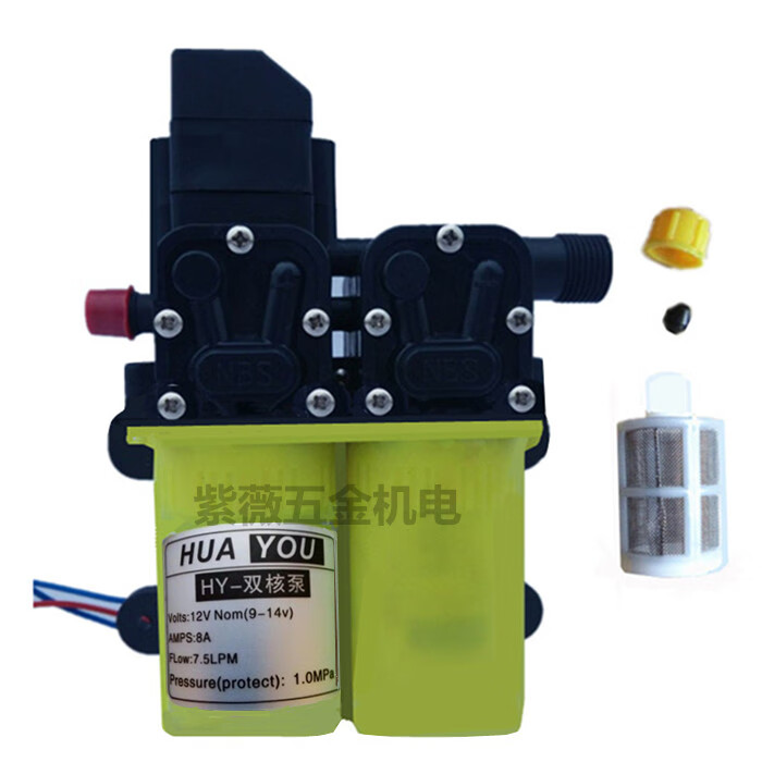 扬笙福智能关枪停机洗车泵果树喷药泵隔膜泵家用自吸抽水泵双核水泵