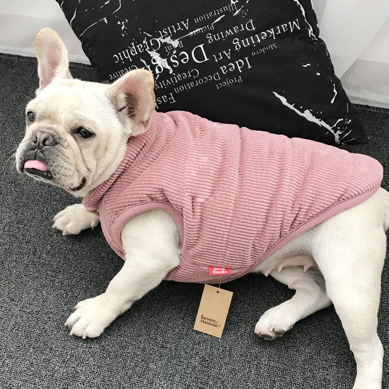 衣服冬天 狗狗衣服中小型犬马甲柯基泰迪狗衣服冬季 粉色 s(胸围32cm)