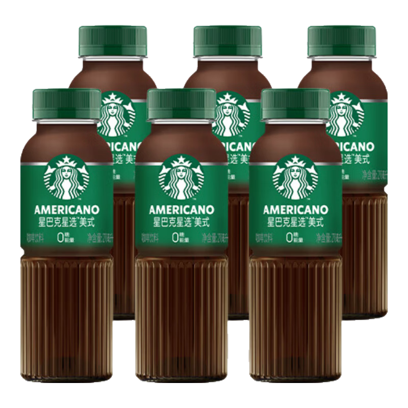 �ǰͿˣ�Starbucks��������ѡ����ƿװ������Я��ƿ������������ҹ�Ӱ�������� ��ʽ270ml*6ƿ