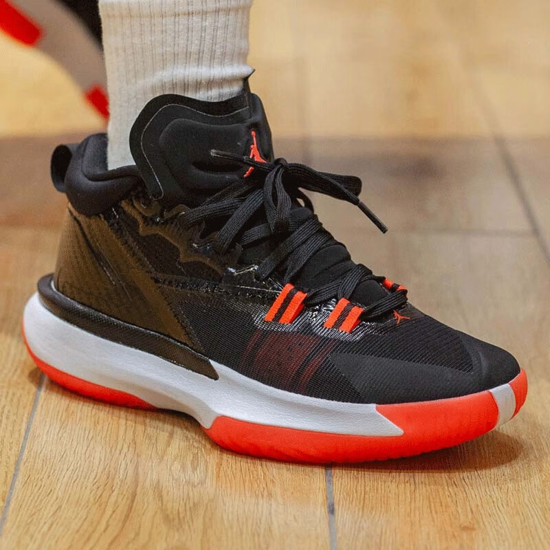 耐克（NIKE）篮球鞋男鞋2025夏季新款Jordan锡安战靴时尚实战缓震轻便运动鞋 DA3129-006黑红 41