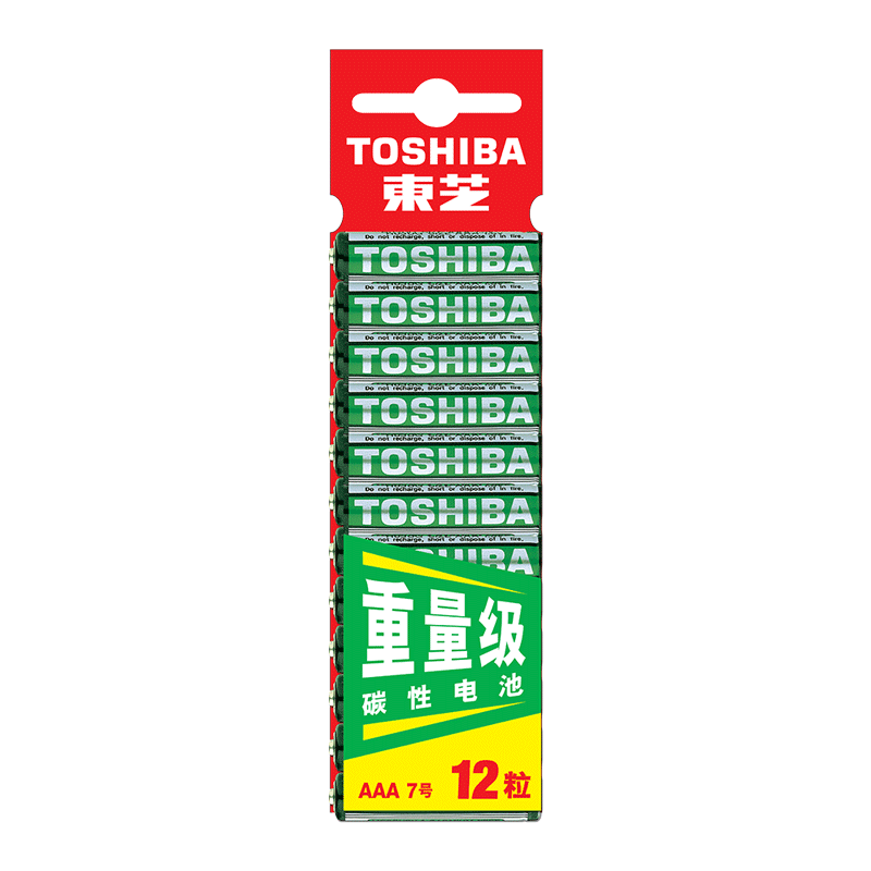 ��֥��TOSHIBA��7�ŵ��12��̼�Ըɵ��������/����/ң����/�ֵ�Ͳ/��������7��/AAA/R03�̳�ͬ�� 8.16Ԫ