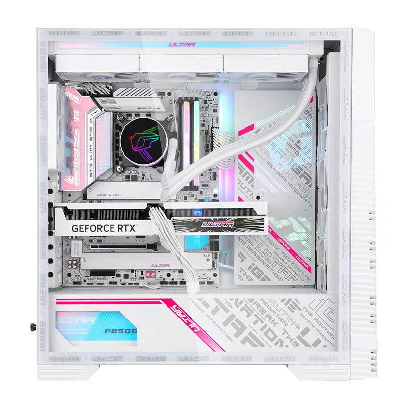 七彩虹(Colorful)iGame C25A Vortex定制电脑主机箱内置横流风机 C25H双玻璃无立柱海景房/10风扇位 iGame C23A Ultra W 机箱