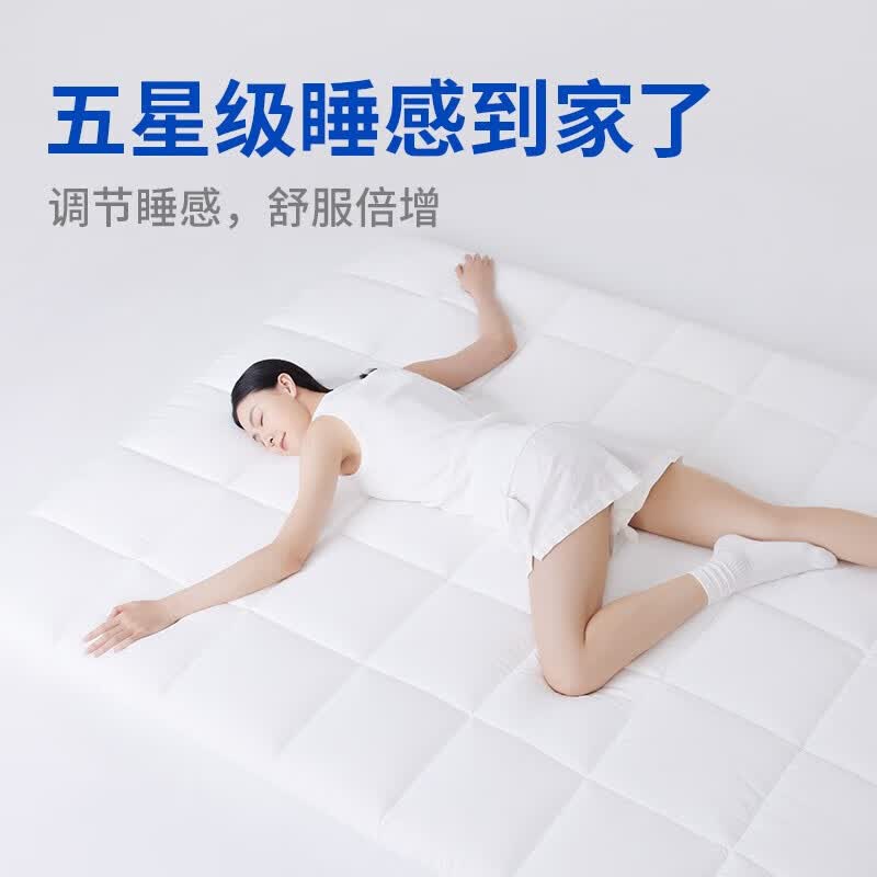 蓝盒子【M】小蓝垫Pro记忆棉床垫租房学生宿舍家用双人软垫榻榻米 【厚度8cm】 1500mm*2000mm怎么看?