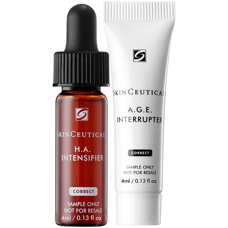 修丽可AGE面霜4ml+紫米精华4ml 玻色因抗皱抗老淡纹紧致会员试用