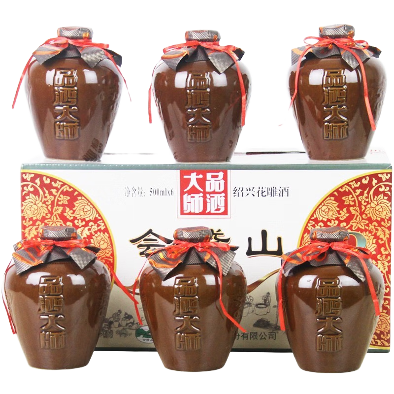 ���ɽ ���˻ƾ���̳װ Ʒ�ƴ�ʦ����»���� ����ͻƾ�����װ500ml*6 500mL 6̳ 150.26Ԫ