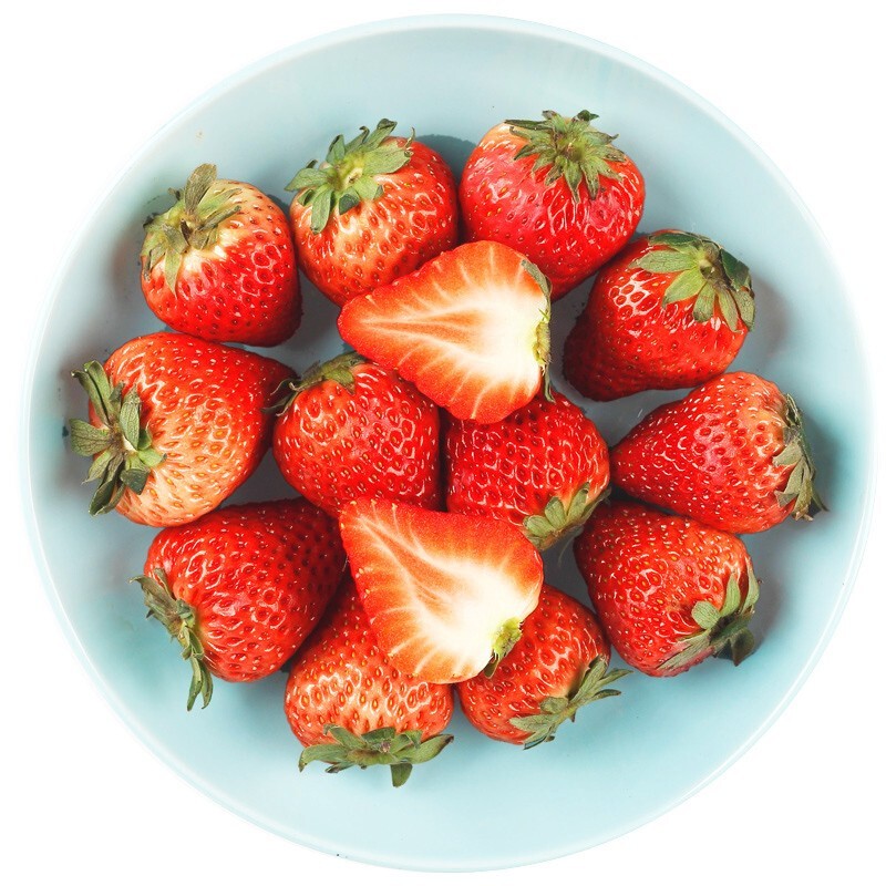 四川大凉山草莓 露天草莓黔莓 新鲜水果中大果 单果 15g+ 净重约3斤