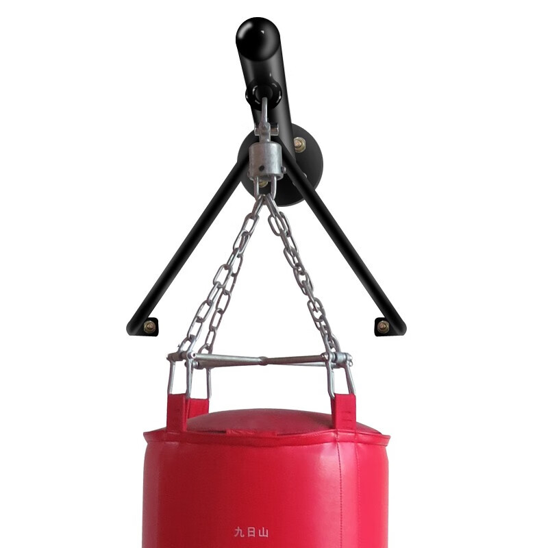 沙袋架子散打拳击铁架家用室内墙上沙包支架固定吊架三脚架 不含沙袋