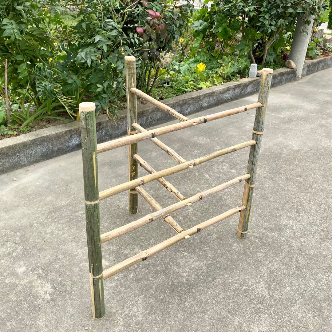 梵客城堡精品手工竹编养蚕宝宝架子 养蚕可收缩架子