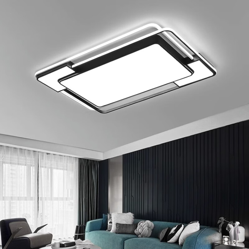 灯诺堡客厅大灯2025年新款现代简约大气led吸顶灯北欧灯具全屋组合套餐 套餐6 四室两厅（小爱款）