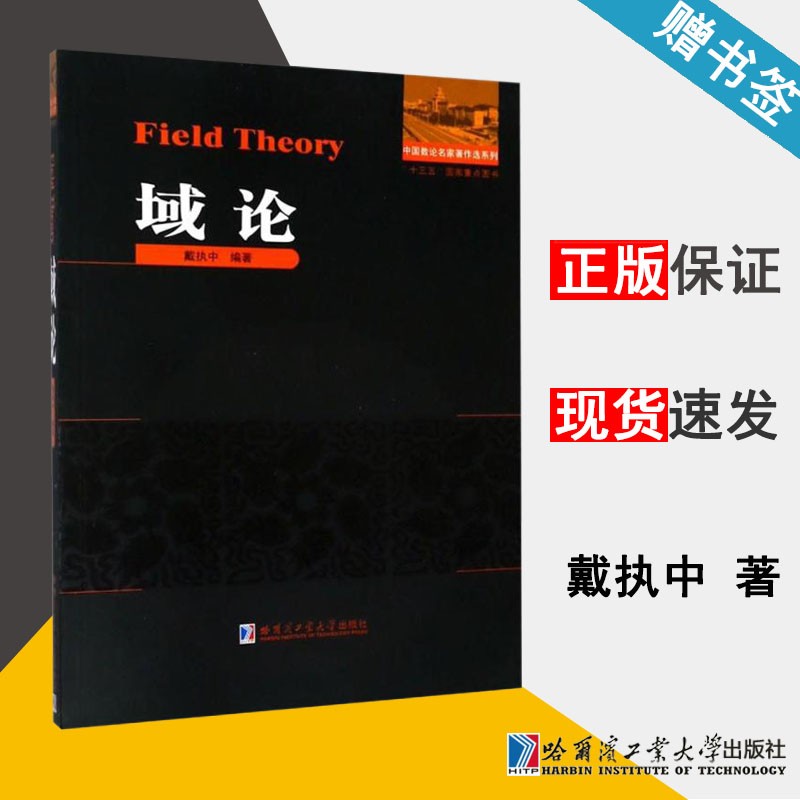 现货 域论 戴执中 中国数论名家著作选系列 哈尔滨工业大学出版社