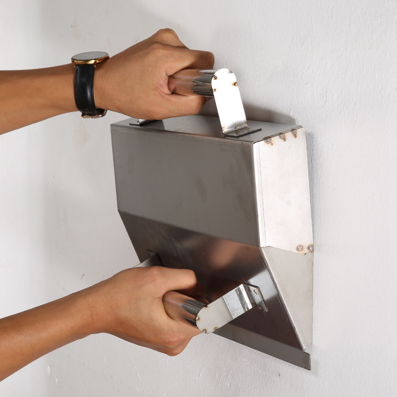 【京选推荐】水泥砂浆抹灰神器不锈钢刮板抹灰搓批墙机瓦工新型抹沙浆