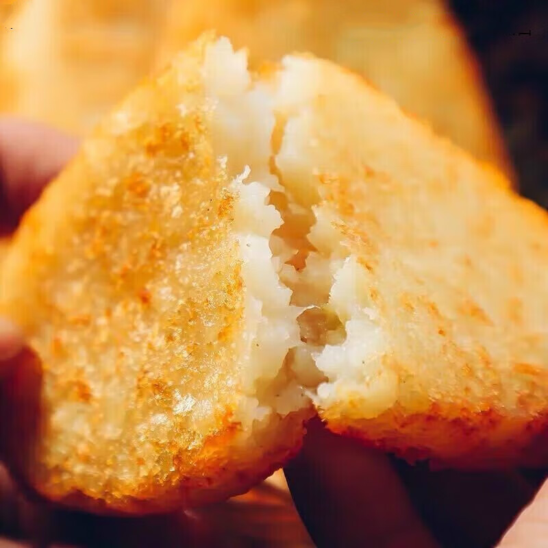 鲜有志椭圆薯饼商用冷冻半成品烤箱早餐薯条土豆饼空气炸锅食材 椭圆