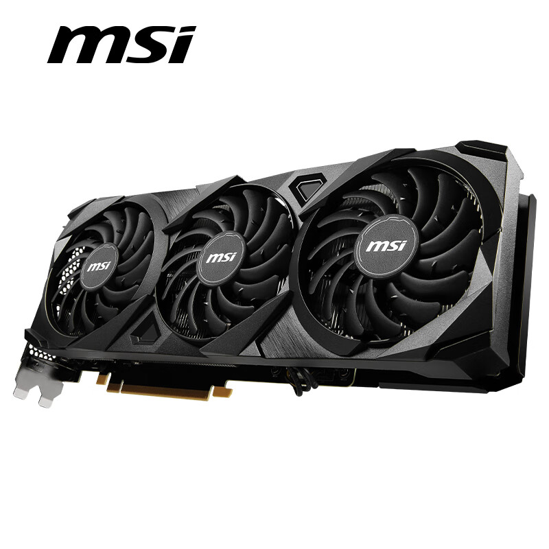 微星（MSI）万图师 GeForce RTX 3060 Ti VENTUS 3X 8GD6X OC 超频版 三风扇 电竞游戏设计专业电脑显卡 