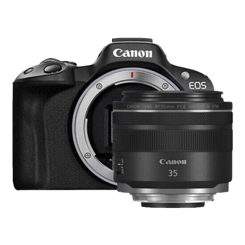 ���ܣ�Canon��EOS R50 ΢���뻭����� r50С�ɱ�Я Vlog����ֱ����� 4K����Ƶ  ѧ��΢����� ��ɫ�𵥻�+RF35 1.8�����Ȧ΢������ͷ�� �ײ�һ��128G�ڴ濨~��������~Vlog��װ�� 8238Ԫ