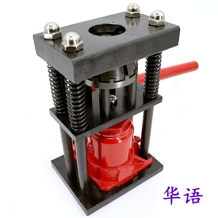 勋狸粑农用高压管打药喷雾管接头压管机液压不锈钢铜套水管卡扣锁紧机