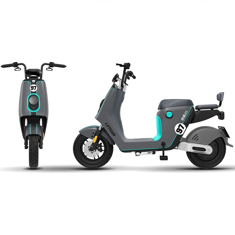 绿源绿源48v26ah智能锂电电动自行车inno7超长续航电动车 星球灰