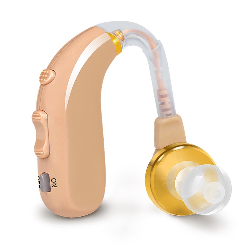 朵享助听器老年人可充电USB耳背式中重度耳聋耳背无线隐形免调试数字通道耳机 智能降噪-可充电