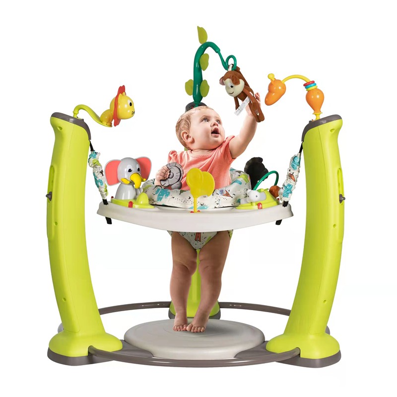 Evenflo美国婴儿跳跳椅健身架宝宝弹跳椅蹦跳神器3-18月早教锻炼哄娃玩具 美版 沙漠绿洲【送豪礼】