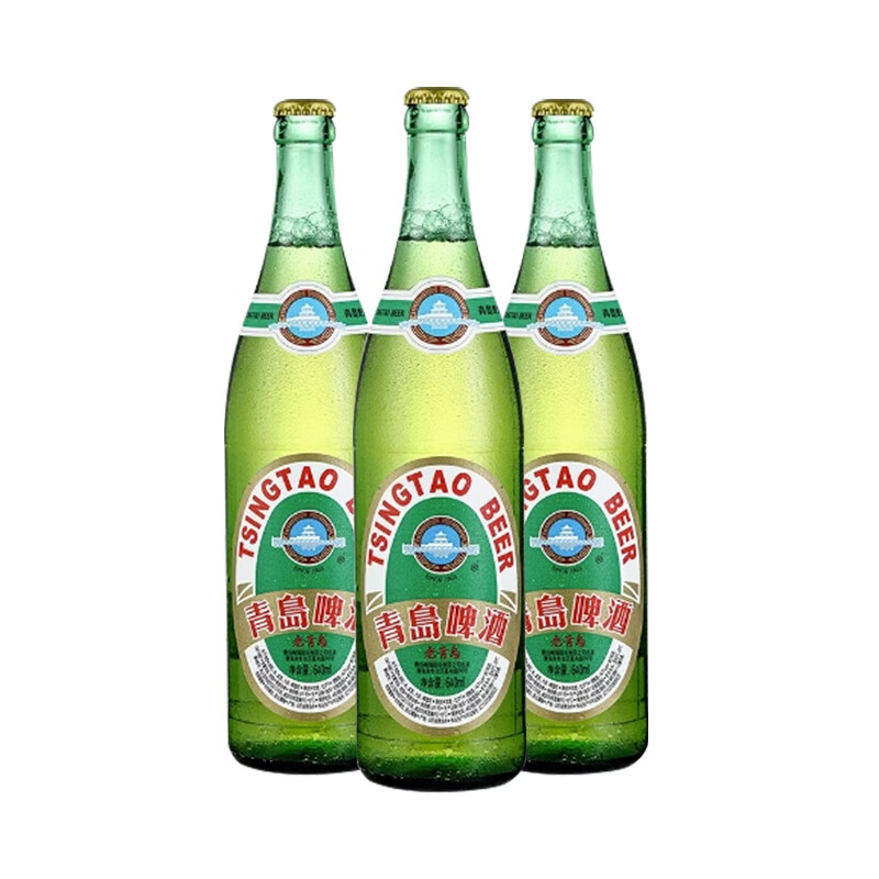 青岛啤酒老青岛12度640ml*6瓶