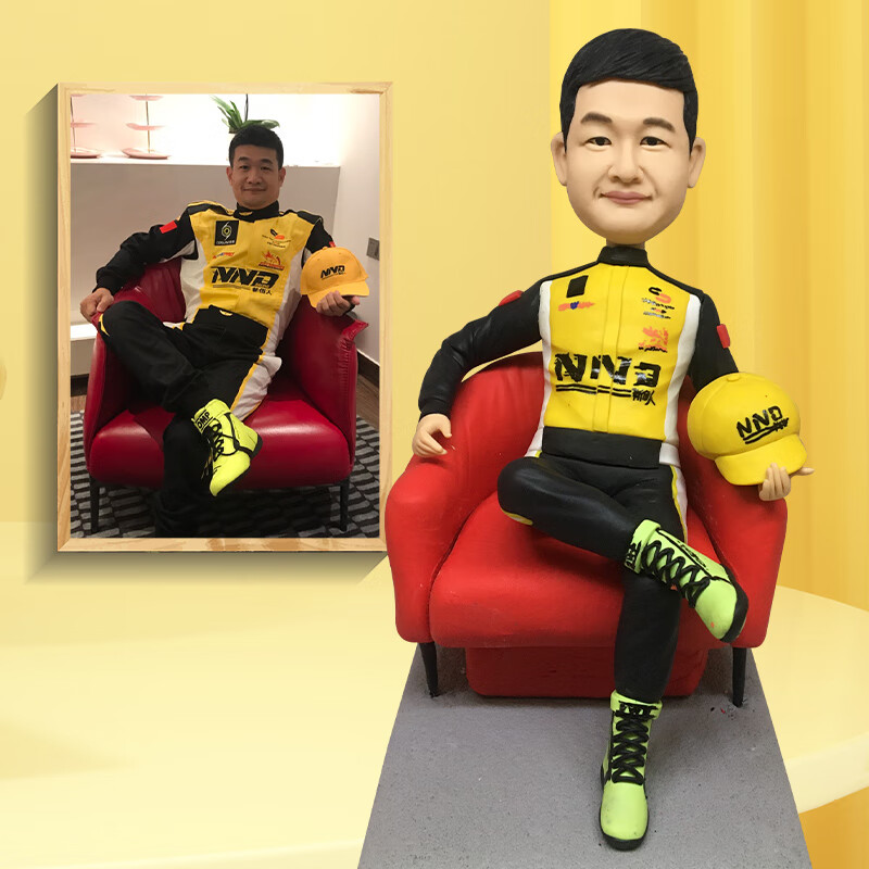 格囧泥人 格捏泥人真人软陶人偶3d真人手办公仔定制玩偶泥塑人物模型