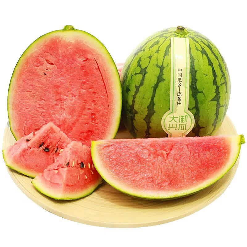 青尊园庞各庄西瓜 北京大兴秀珍迷你西瓜牛奶冰糖小吊瓜糖丸西瓜薄皮