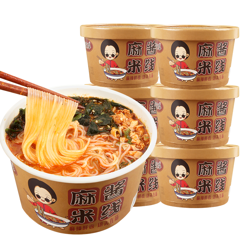 �˻��� �齴��������װ ����ӳ�����ʳƷ�齫ϸ���߷�˿������ʳ��ҹ�� �齴����185g*6Ͱ����