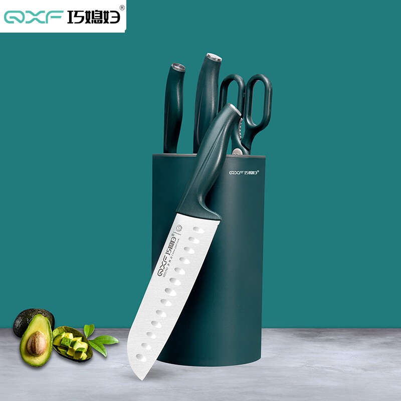 巧媳妇 刀具套装组合五件套厨房菜刀家用切肉切菜刀切片刀全套厨具
