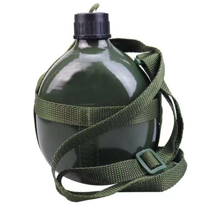 【现货现发】老式水壶铝水壶户外军训野外露营加厚大容量水壶便携旅游