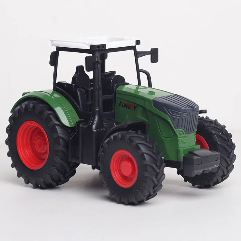 机男孩滑行大号工程车宝宝运输拖车翻斗车挖机玩具车 拖拉机常规版 ku